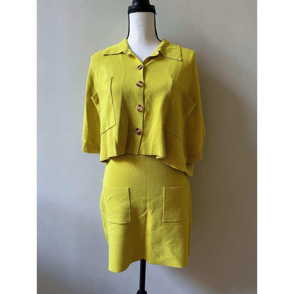 Chartreuse Set - Anthropologie